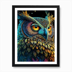 Owl b Art Print