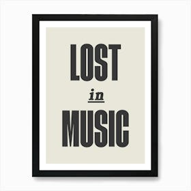 Lost In Music Poster