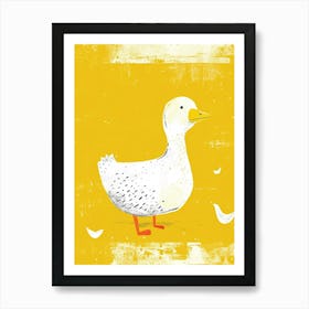 Yellow Goose 3 Art Print
