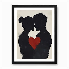 Love At First 3, Valentine's Day Art Print