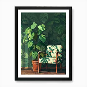 Room With Plants Art Print