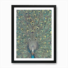 Peacock 32 Art Print