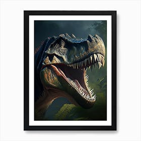 Megalosaurus 1 Illustration Dinosaur Art Print
