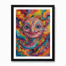 Psychedelic Psychedelic Painting Art Print