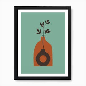 Plant In A Vase 1 Art Print