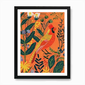 Spring Birds Cardinal 1 Art Print