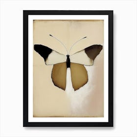 Butterfly Symbol Abstract Painting Art Print