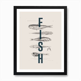 Fish On Fish Art Print