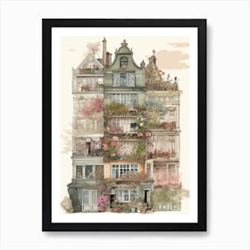 House Of Flowers Amsterdam 4 Art Print