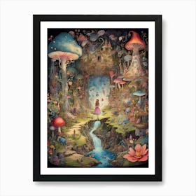 Alice In Wonderland 4 Art Print