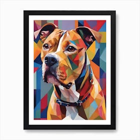 American Staffordshire Terrie Art Print