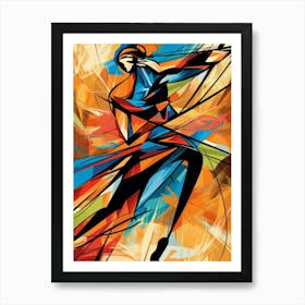 Abstract Dancer Art Print