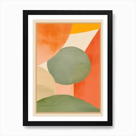 Abstract & Modern Shape Art 1 Art Print