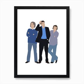 Top Gear Line Up Art Print