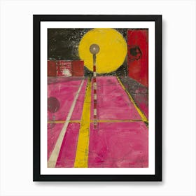 Pink Road 2 Art Print