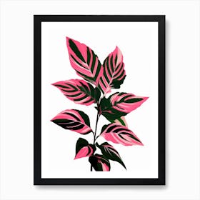 Pink Plant 1 Art Print