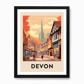 Vintage Travel Poster Devon 5 Art Print