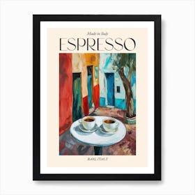 Bari Espresso Made In Italy 3 Poster Art Print