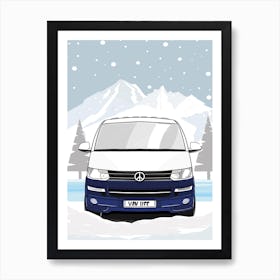 Vw Camper Van 3 Art Print