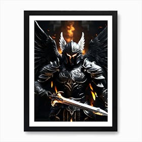 Angel Of Fire 2 Art Print