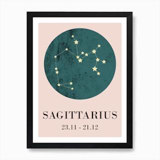 Sagittarius Art Print I