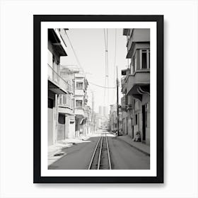 Izmir, Turkey, Photography In Black And White 1 Art Print