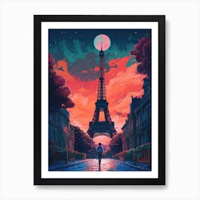 14 Eiffel Tower Paris Art Print