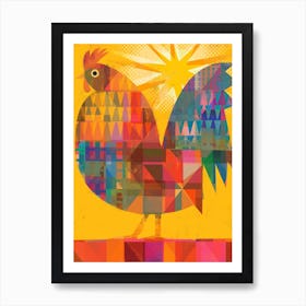 Rooster Fy Art Print