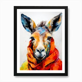 Donkey animal Art Print