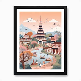 The Lumbini Nepal Art Print