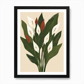 Peace Lily 3 Art Print