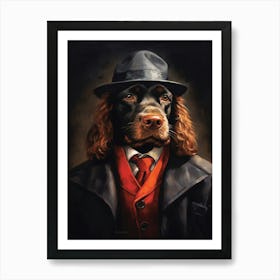 Gangster Dog Cocker Spaniel 3 Art Print