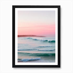 Werri Beach, Australia Pink Photography  Art Print