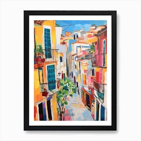 Malaga Spain 1 Fauvist Painting Art Print