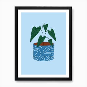 Pot Plant Art Print