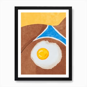 Hot Fried Egg Art Print