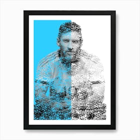 Messi Portrait Art Print