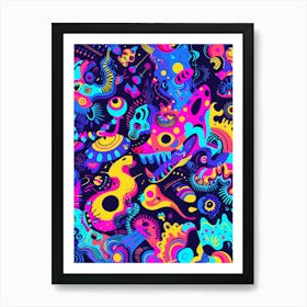 Psychedelic Pattern Art Print