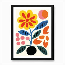 Flower In A Pot 1 Art Print