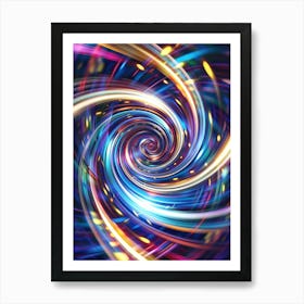 Abstract Spiral Background 1 Art Print