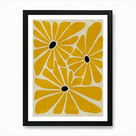 Yellow Daisies Art Print