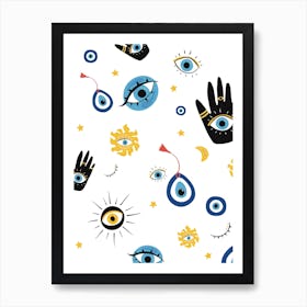 Evil Eye 1 Art Print