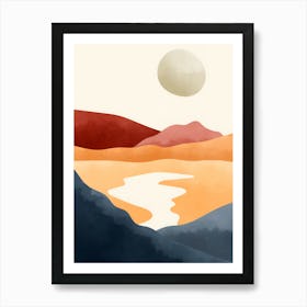 Abstract Landscape Painting 3 Art Print