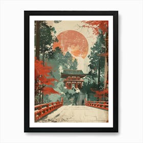 Nikko Toshogu Shrine Mid Century Modern 3 Art Print
