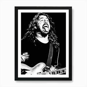 Foo Fighters Dave Grohl Art Print