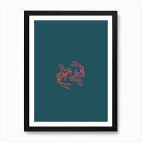 Koi Fish Art Print