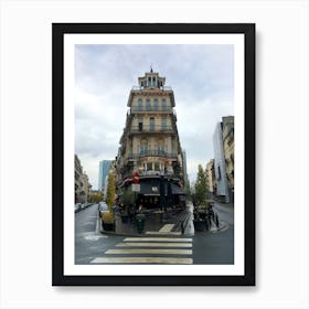 Street Scene in Brussels, Belgium Art Print