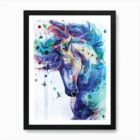 Horse Painting 4 Art Print