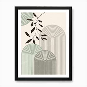 Abstract Geometric Shapes 6 Art Print