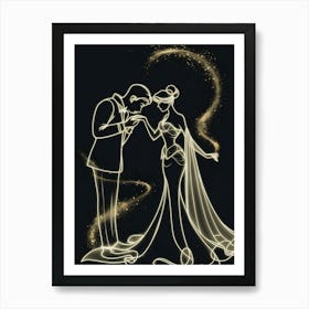 Fairytale Wedding Art Print